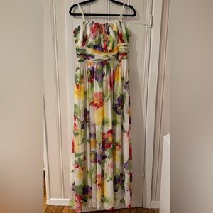 Lauren Ralph Lauren Multicolor Floral Formal Dress